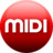 MIDI red Icon